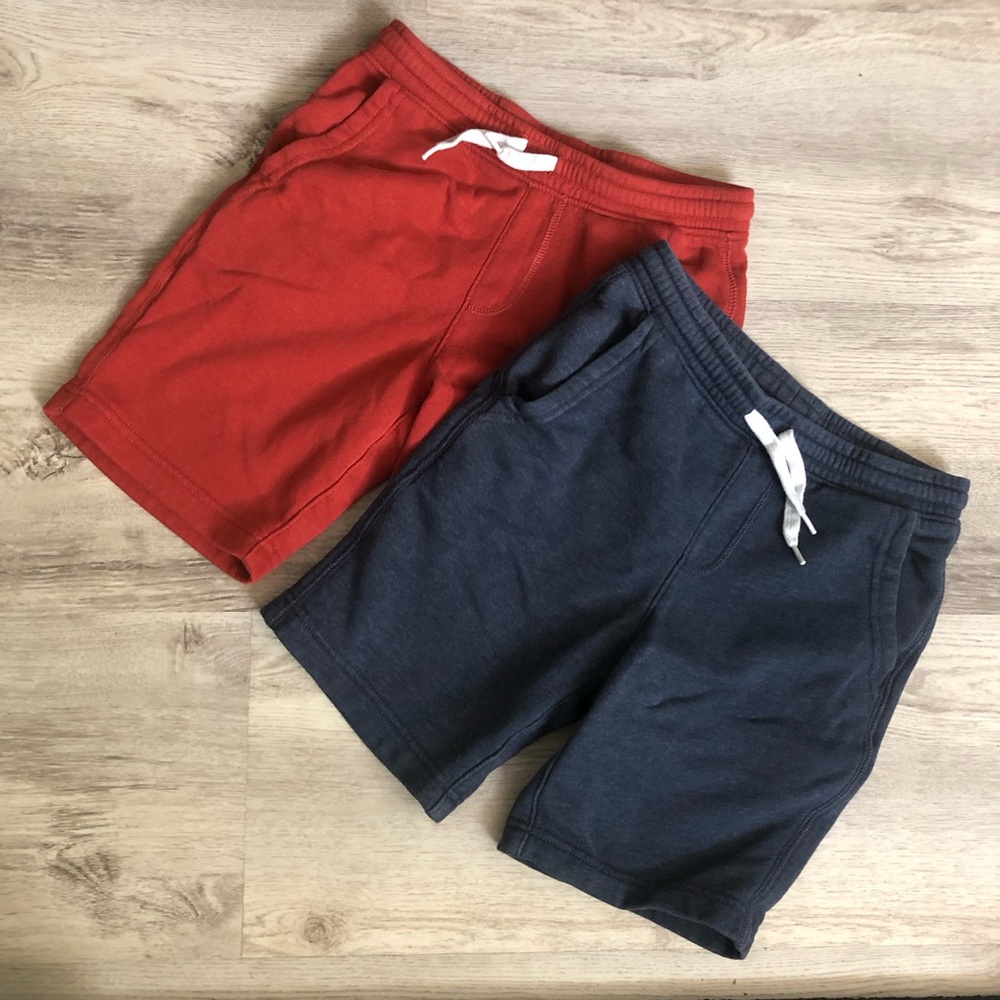 EUC Boy’s Old Navy Red and Blue Athletic Shorts with Elastic Waistband